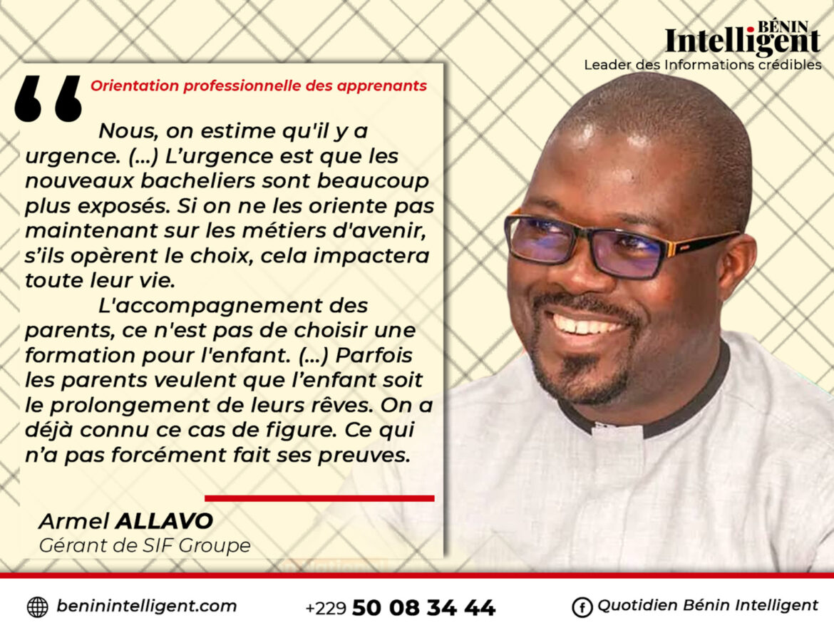 Orientation professionnelle Armel Allavo